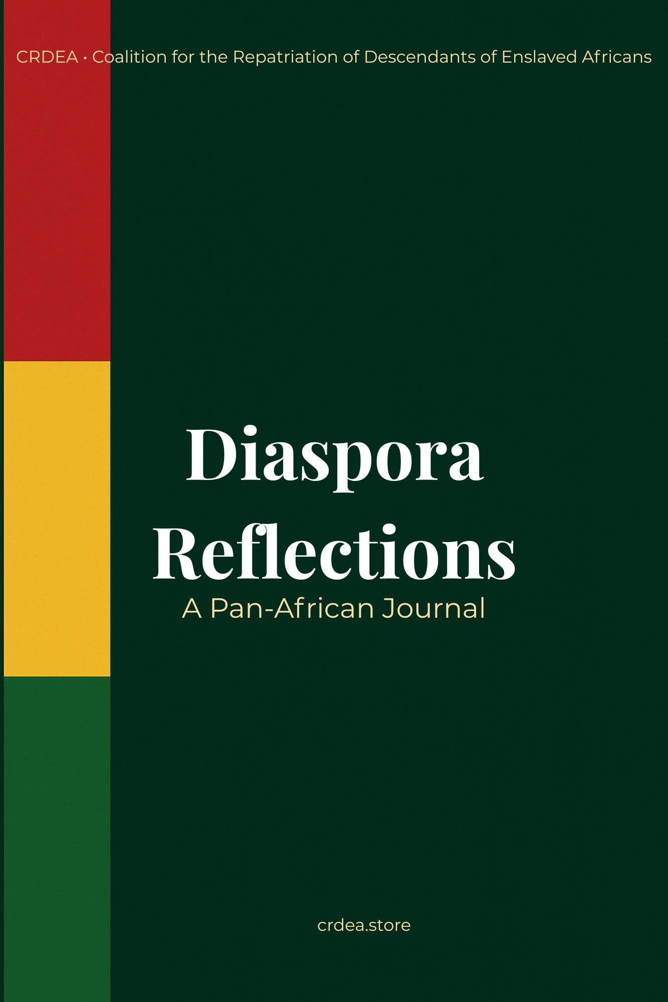 Diaspora Reflections: A Pan-African Journal cover