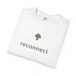 Reconnect T-Shirt — Minimal Eco Tree Tee for Nature Lovers