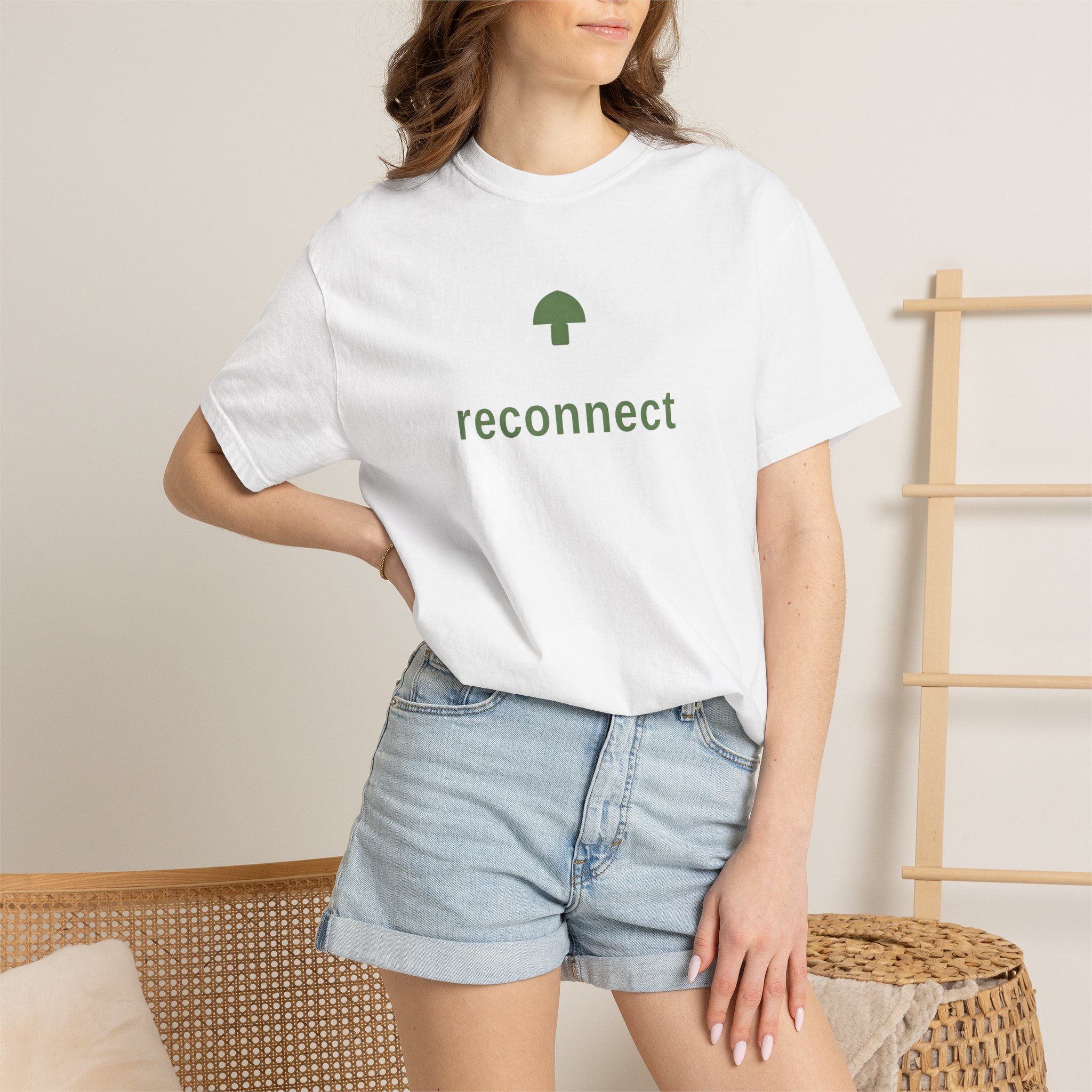 Reconnect T-Shirt — Minimal Eco Tree Tee for Nature Lovers - Image 4