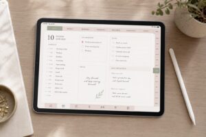 Undated Digital Planner (Daily, Weekly & Monthly)